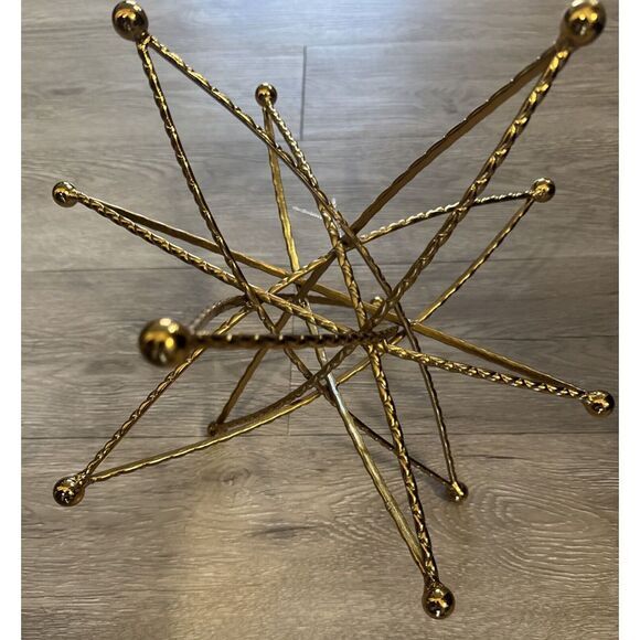 Other - Decorative Metal Star Sculpture 11.5 x 13"approx in Home Office Table Gold Decor